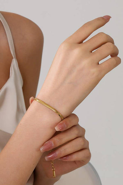 Stainless Steel Waterproof Tarnish-Free All Different Chain Bracelet