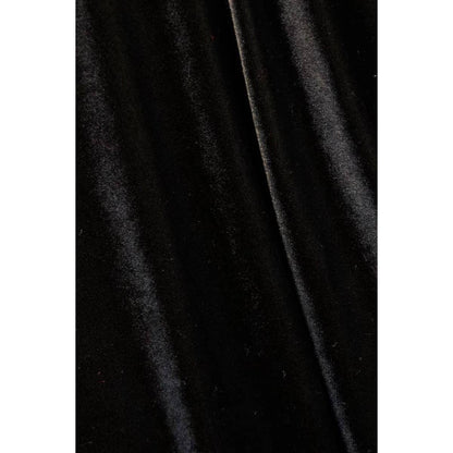 VelvetPuff Sleeve Deep V-neck Short Dress