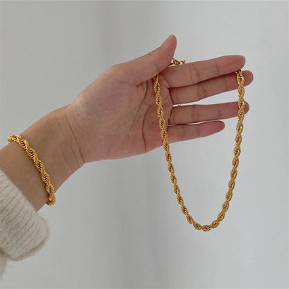 Stainless Steel Waterproof Tarnish-Free All Different Chain Bracelet