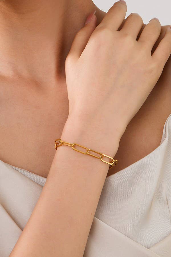 Stainless Steel Waterproof Tarnish-Free All Different Chain Bracelet