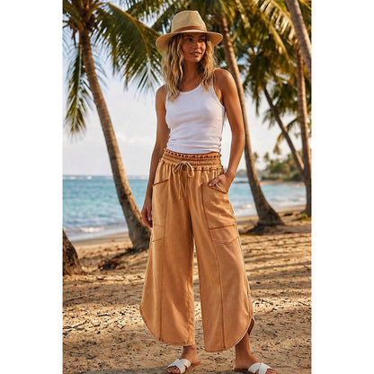Tulip Mineral Wash Relaxed Pocket Pants