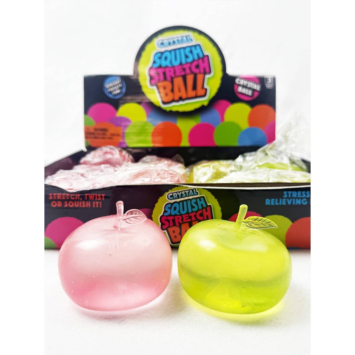 Slow-Rising Apple Squishy Stress Ball