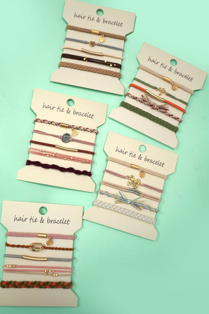 Boho Duo Hair Tie Bracelets – Fashion Meets Function