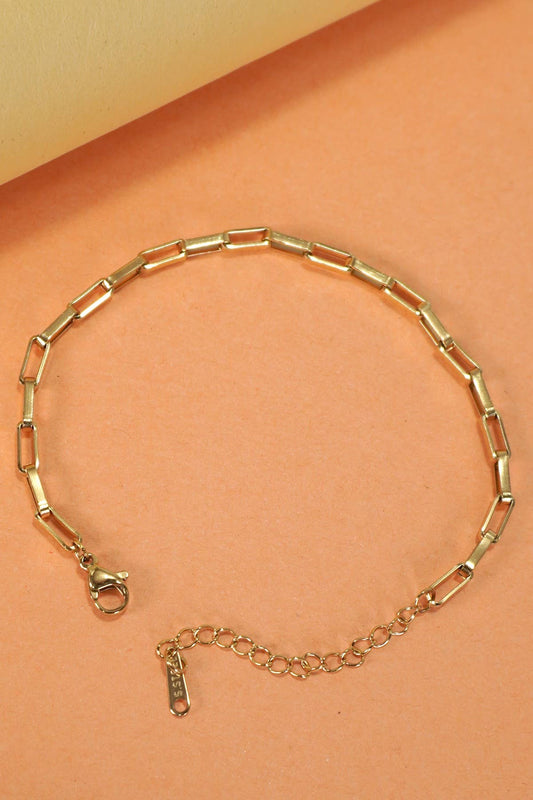 18K STAINLESS STEEL BRACELET FOR CHARMS