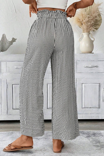 Striped Knot Natural Pocket Pants