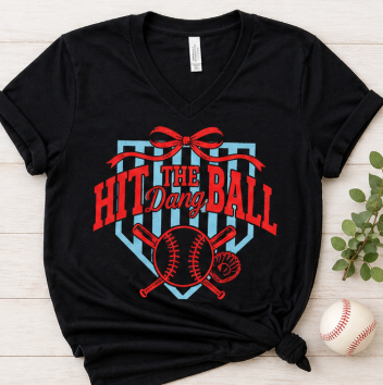 Hit the Dang Ball V-Neck T-shirt
