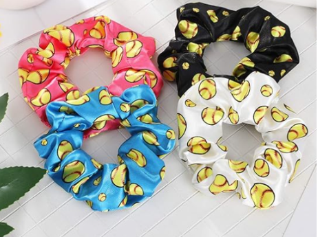Softball Hair Scrunchie
